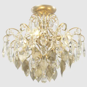 Светильник потолочный Crystal Lux ESMIRALDA PL4 GOLD 0523/104 от ImperiumLoft