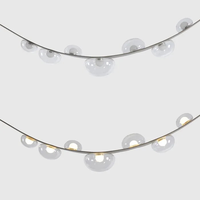 Светильник подвесной Crystal Lux BOSQUE SP7 L3000 GREY/TRANSPARENT от ImperiumLoft