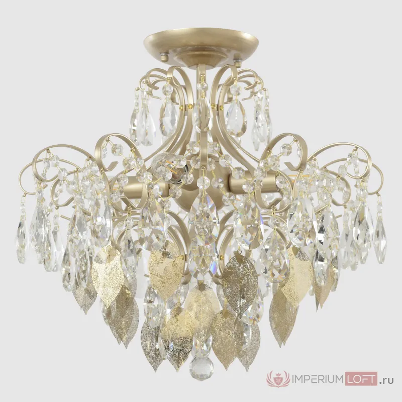 Светильник потолочный Crystal Lux ESMIRALDA PL4 GOLD 0523/104 от ImperiumLoft