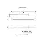 Подсветка для картин Crystal Lux CLT 126W450 BL от ImperiumLoft