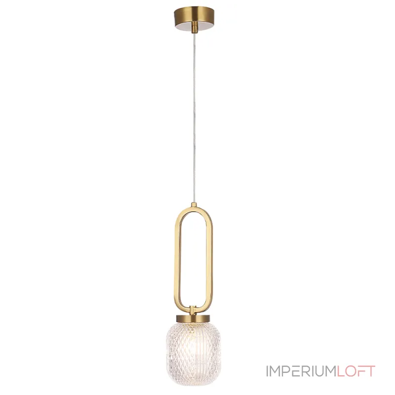 Подвесной светильник Crystal Lux CAROLINA SP1 V2 BRASS
