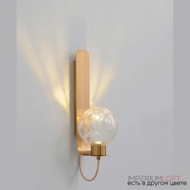 Бра Crystal Lux BELLA AP1 BRASS
