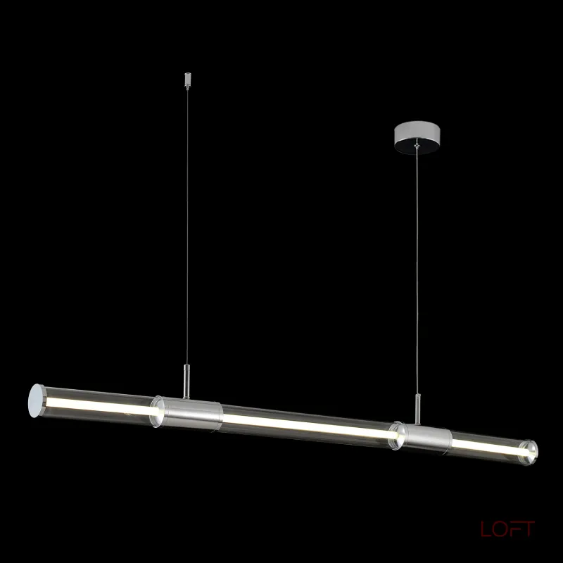 Подвесной светильник Crystal Lux LINEUP SP24W LED CHROME 3761/224 Подвесной светильник Crystal Lux LINEUP SP24W LED CHROME 3761/224