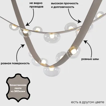 Светильник подвесной Crystal Lux BOSQUE SP7 L3000 GREY/TRANSPARENT от ImperiumLoft