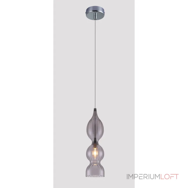 Подвесной светильник Crystal Lux IRIS SP1 B SMOKE Подвесной светильник Crystal Lux IRIS SP1 B SMOKE