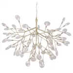 Светильник подвесной Crystal Lux EVITA SP63 GOLD/TRANSPARENT от ImperiumLoft
