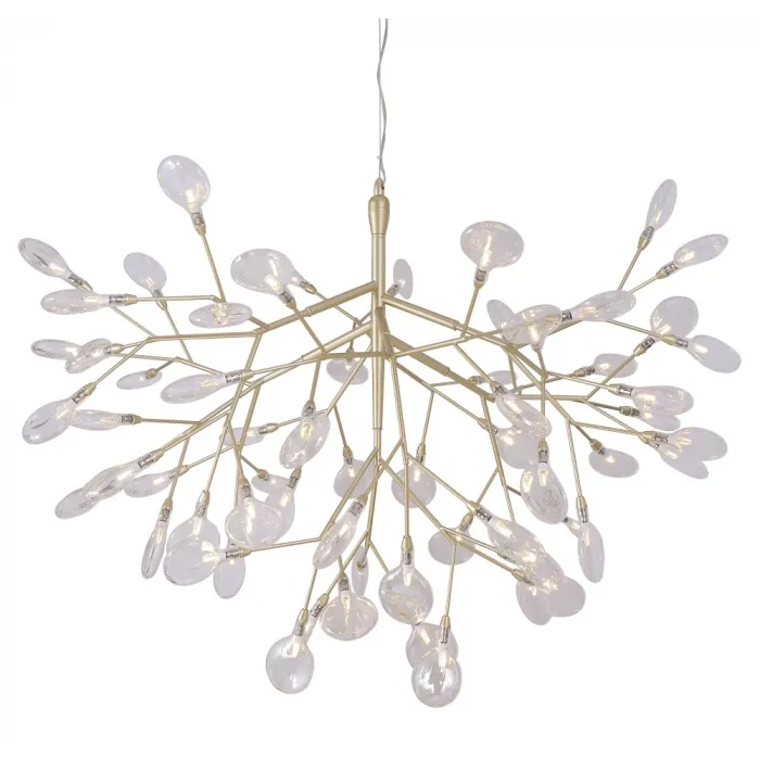 Светильник подвесной Crystal Lux EVITA SP63 GOLD/TRANSPARENT от ImperiumLoft