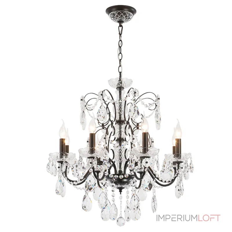 Подвесная люстра Crystal Lux ODELIS SP8 BROWN