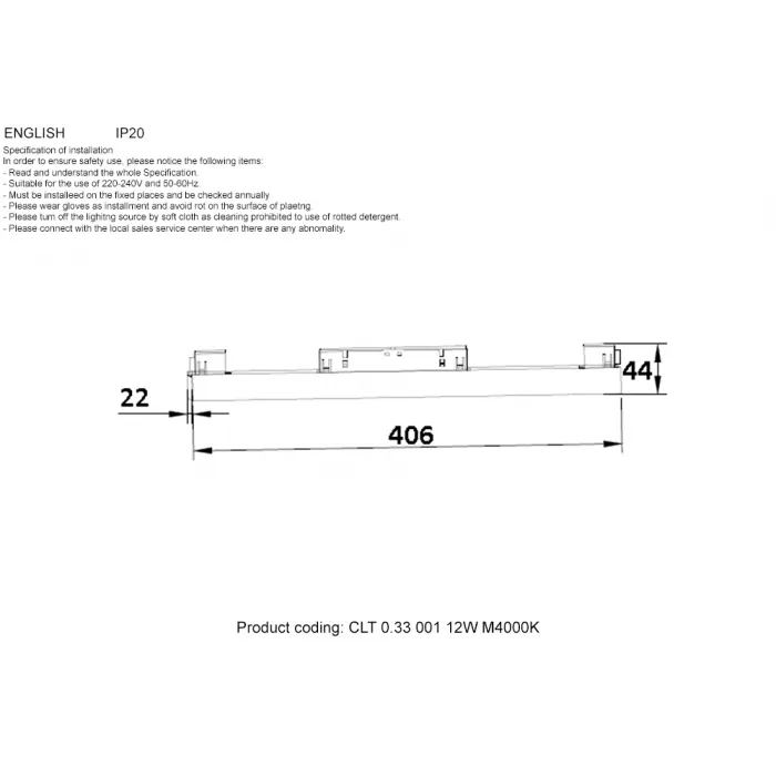 Светильник трековый магнитный Crystal Lux SPACE CLT 0.33 001 12W WH M4000K от ImperiumLoft