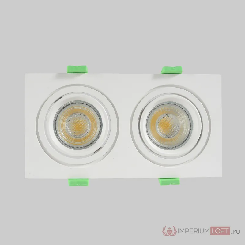 Светильник встроенный Crystal Lux CLT 002C2 WH V2 от ImperiumLoft