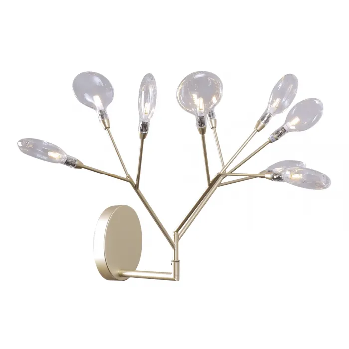 Бра Crystal Lux EVITA AP9 GOLD/TRANSPARENT от ImperiumLoft