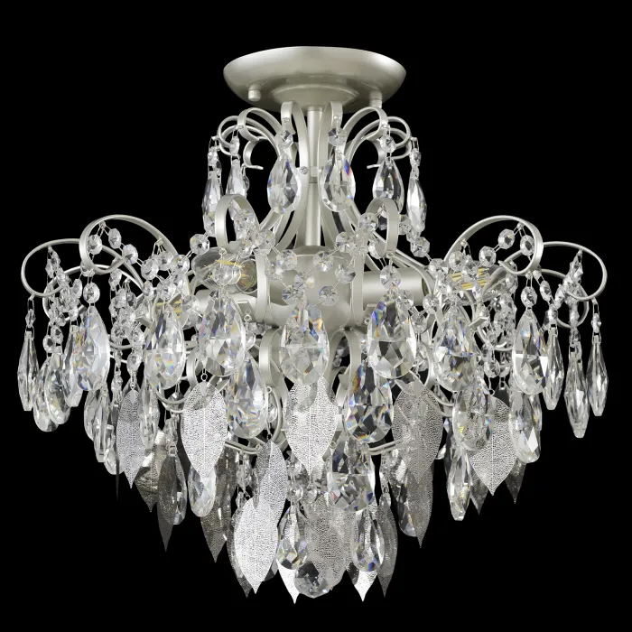 Светильник потолочный Crystal Lux ESMIRALDA PL4 SILVER 0524/104 от ImperiumLoft