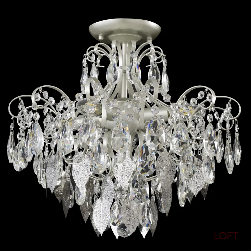 Светильник потолочный Crystal Lux ESMIRALDA PL4 SILVER 0524/104 от ImperiumLoft Светильник потолочный Crystal Lux ESMIRALDA PL4 SILVER 0524/104 от ImperiumLoft