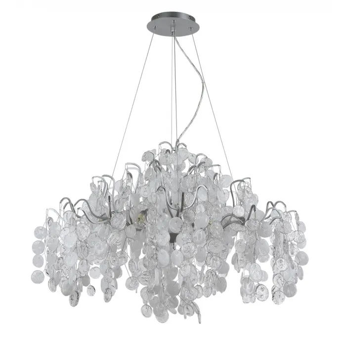 Люстра Crystal Lux TENERIFE SP9 SILVER от ImperiumLoft