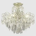 Светильник потолочный Crystal Lux ESMIRALDA PL4 SILVER 0524/104 от ImperiumLoft