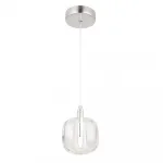 Подвесной светильник Crystal Lux BOX SP1 CHROME/TRANSPARENT