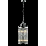 Подвесной светильник Crystal Lux TADEO SP4 D200 CHROME/TRANSPARENTE