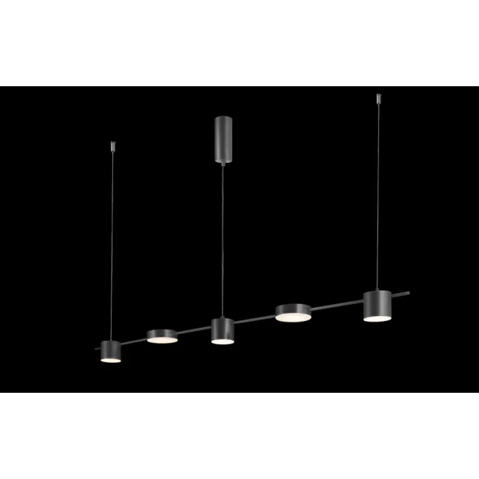 Светильник подвесной Crystal Lux TRISTAN SP5 L1200 BLACK от ImperiumLoft