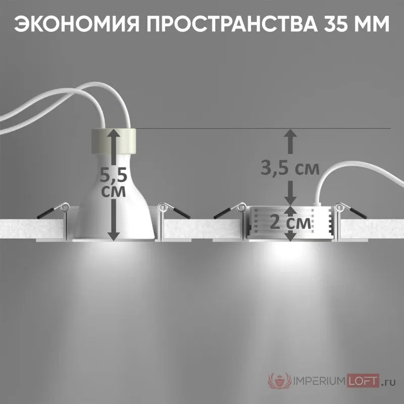 Светодиодный модуль Crystal Lux Светодиодный модуль MR-16 7W 4000K 60° WH от ImperiumLoft