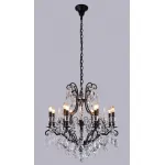 Подвесная люстра Crystal Lux MAGNIFICO SP13 BLACK/TRANSPARENT
