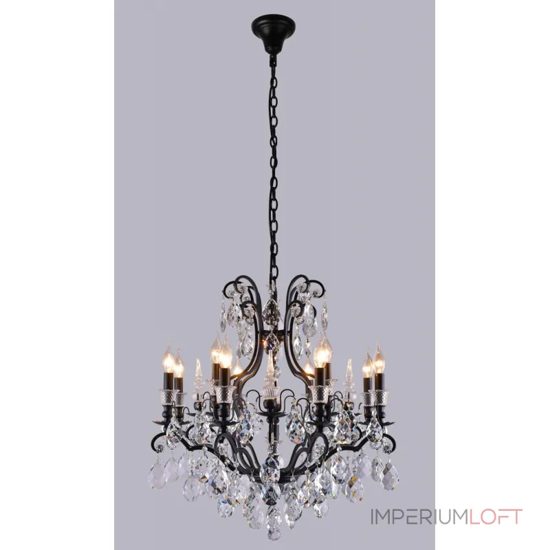 Подвесная люстра Crystal Lux MAGNIFICO SP13 BLACK/TRANSPARENT Подвесная люстра Crystal Lux MAGNIFICO SP13 BLACK/TRANSPARENT