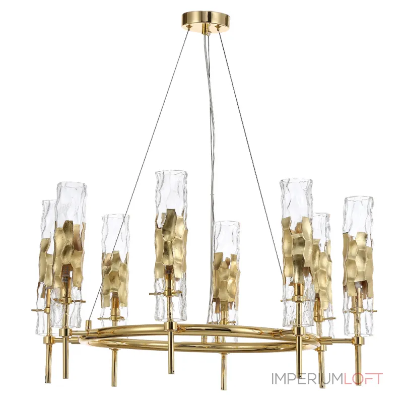 Подвесная люстра Crystal Lux PRIMAVERA SP8 GOLD