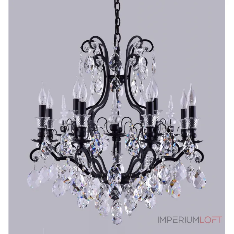 Подвесная люстра Crystal Lux MAGNIFICO SP13 BLACK/TRANSPARENT Подвесная люстра Crystal Lux MAGNIFICO SP13 BLACK/TRANSPARENT