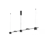 Светильник подвесной Crystal Lux TRISTAN SP5 L1200 BLACK от ImperiumLoft