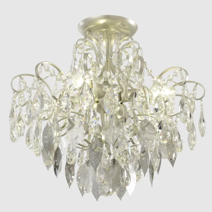 Светильник потолочный Crystal Lux ESMIRALDA PL4 SILVER 0524/104 от ImperiumLoft