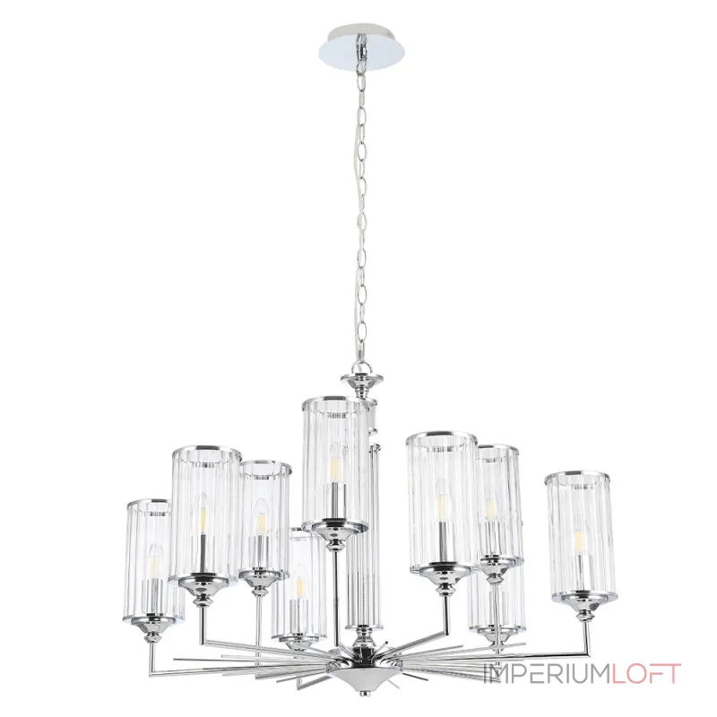 Подвесная люстра Crystal Lux GLORIA SP9 CHROME