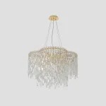 Подвесная люстра Crystal Lux ABRIL SP12 GOLD