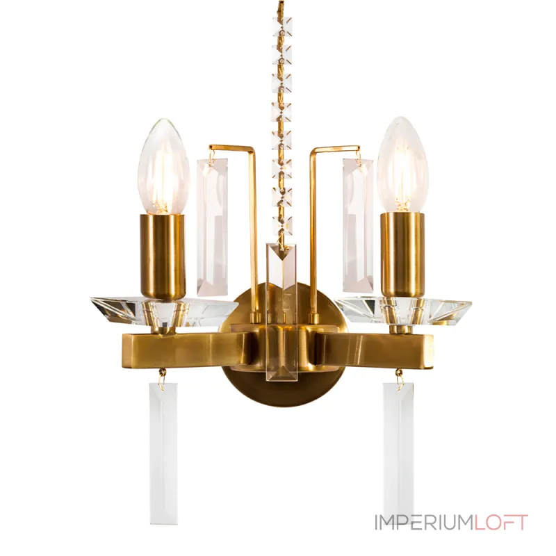 Бра Crystal Lux MARRON AP2 BRASS Бра Crystal Lux MARRON AP2 BRASS