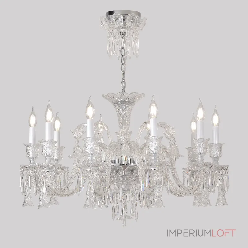 Подвесная люстра Crystal Lux VERSAILLES SP10 CHROME