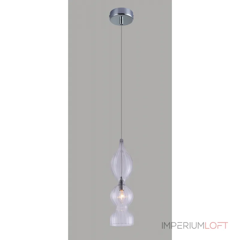 Подвесной светильник Crystal Lux IRIS SP1 B TRANSPARENT