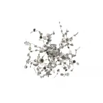 Бра Crystal L ux GARDEN AP-PL3 D400 CHROME