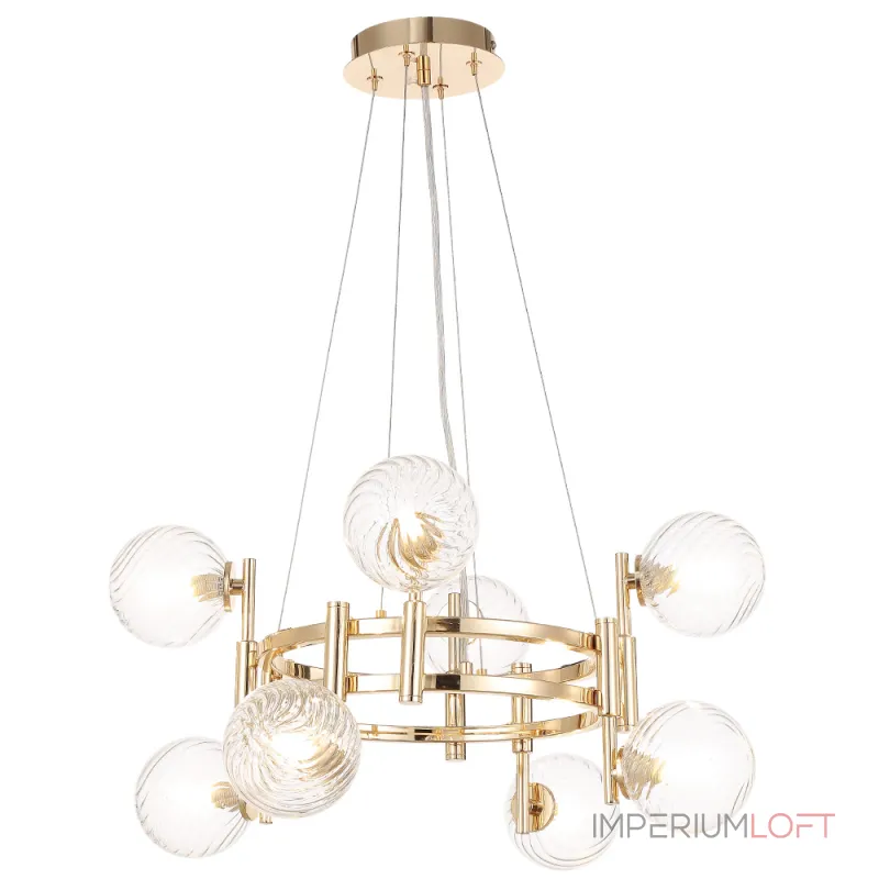Подвесная люстра Crystal Lux LUXURY SP8 GOLD