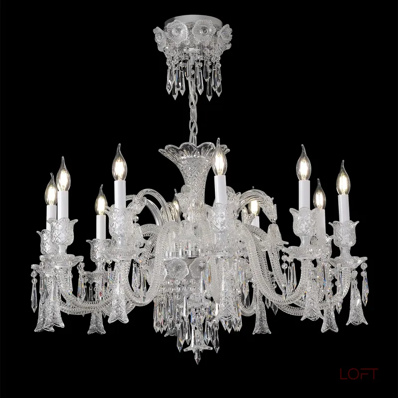 Подвесная люстра Crystal Lux VERSAILLES SP10 CHROME