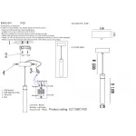 Подвесной светильник Crystal Lux CLT 036C1100 GO