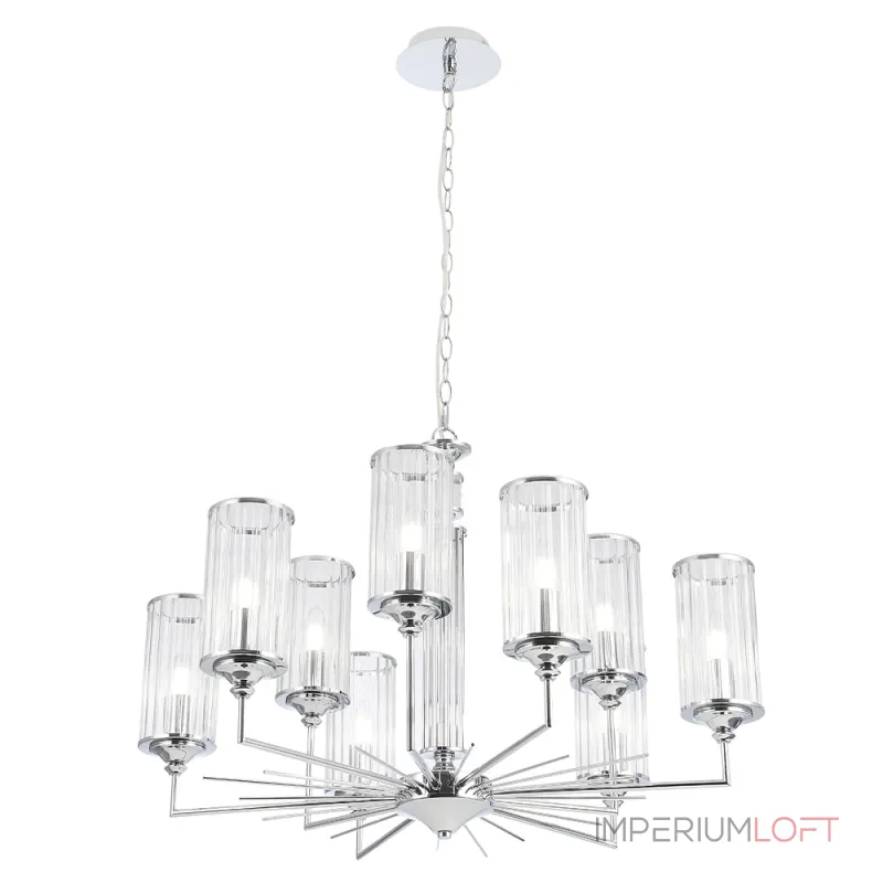 Подвесная люстра Crystal Lux GLORIA SP9 CHROME