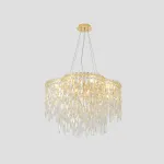 Подвесная люстра Crystal Lux ABRIL SP12 GOLD