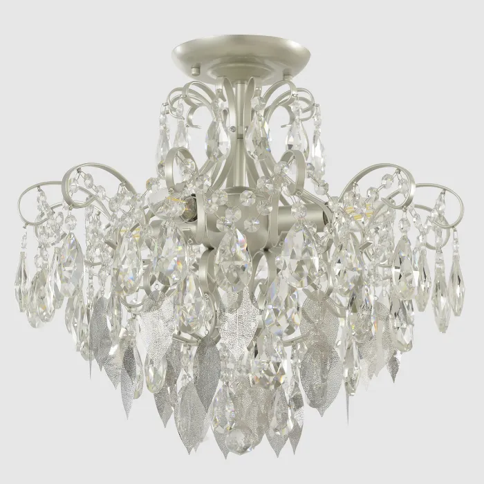 Светильник потолочный Crystal Lux ESMIRALDA PL4 SILVER 0524/104 от ImperiumLoft