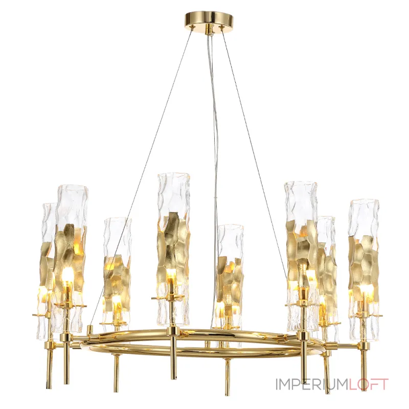 Подвесная люстра Crystal Lux PRIMAVERA SP8 GOLD