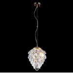 Подвесной светильник Crystal Lux CHARME SP2 GOLD/TRANSPARENT