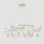Подвесная люстра Crystal Lux SOLE SP25 GOLD