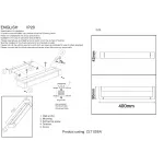 Бра Crystal Lux CLT 028W BL от ImperiumLoft