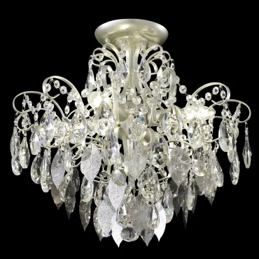 Светильник потолочный Crystal Lux ESMIRALDA PL4 SILVER 0524/104