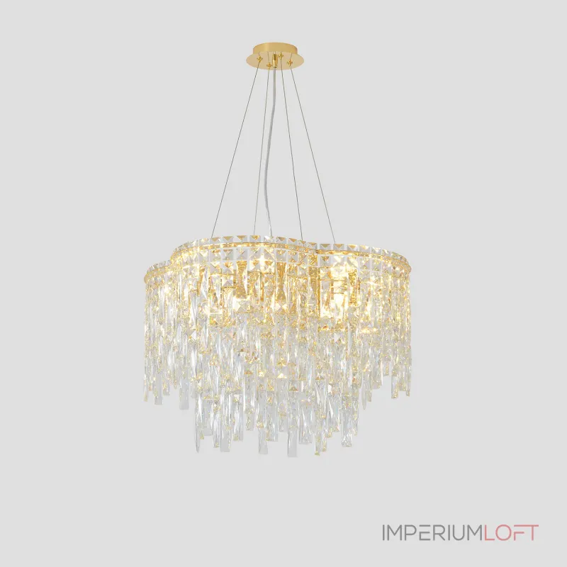 Подвесная люстра Crystal Lux ABRIL SP12 GOLD