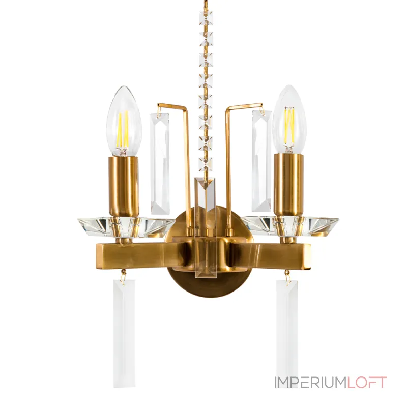 Бра Crystal Lux MARRON AP2 BRASS Бра Crystal Lux MARRON AP2 BRASS