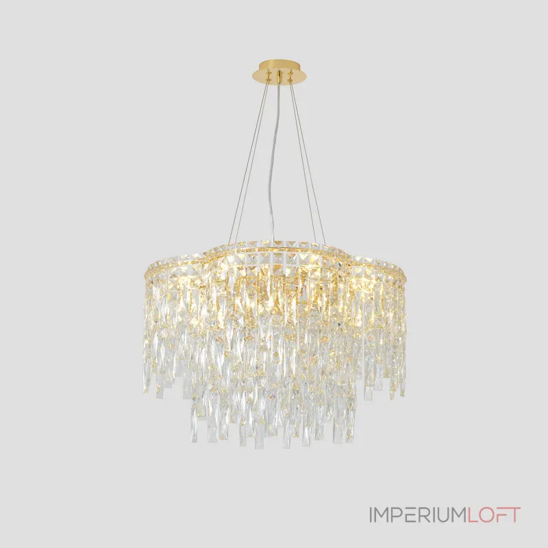 Подвесная люстра Crystal Lux ABRIL SP12 GOLD