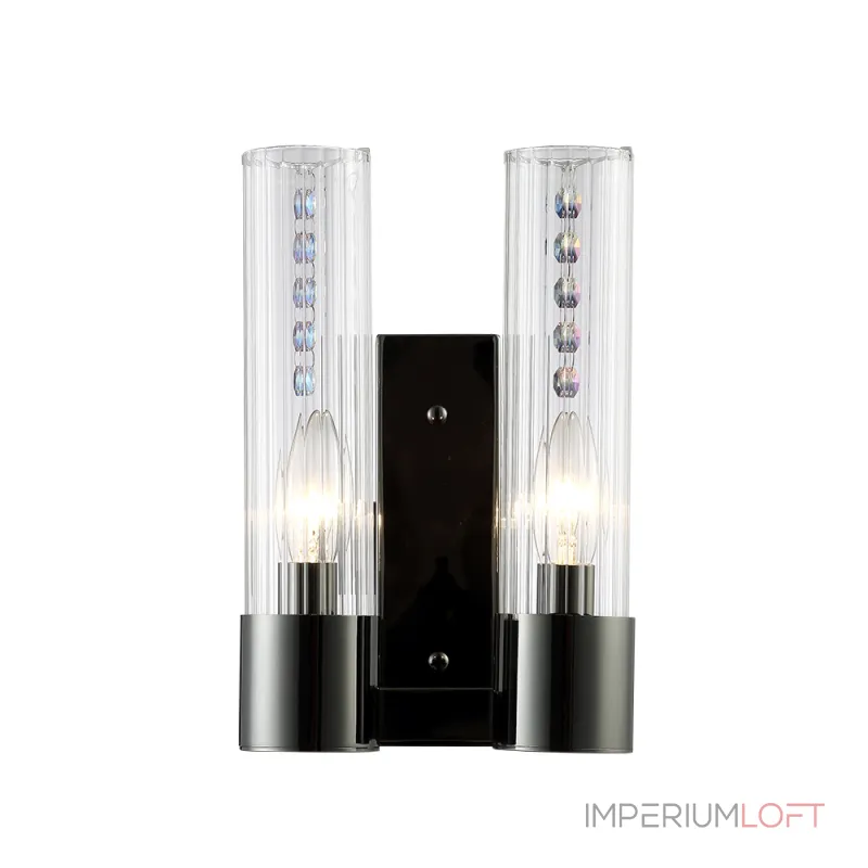 Бра Crystal Lux OTONO AP2 BLACK CHROMIUM/TRANSPARENTE Бра Crystal Lux OTONO AP2 BLACK CHROMIUM/TRANSPARENTE